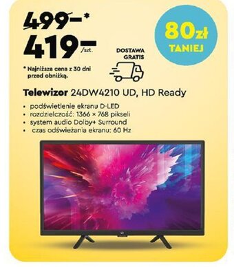 Biedronka Telewizor 24DW4210 UD, HD Ready oferta