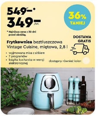 Biedronka Frytkownica beztłuszczowa oferta