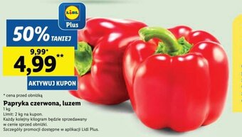 Lidl Papryka czerwona 1kg oferta