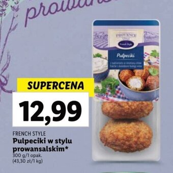 Lidl FRENCH STYLE Pulpeciki w stylu prowansalskim 300 g oferta