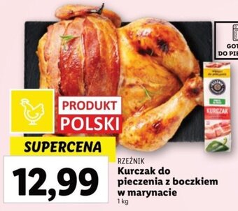 Lidl RZEŹNIK Kurczak do pieczenia z boczkiem w marynacie 1 kg oferta