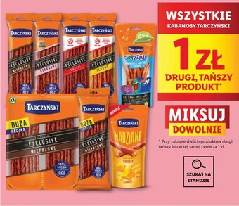 Lidl WSZYSTKIE KABANOSY TARCZYŃSKI oferta