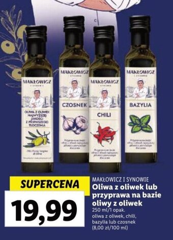 MAKŁOWICZ I SYNOWIE Oliwa z oliwek lub przyprawa na bazie oliwy z oliwek 250 ml
