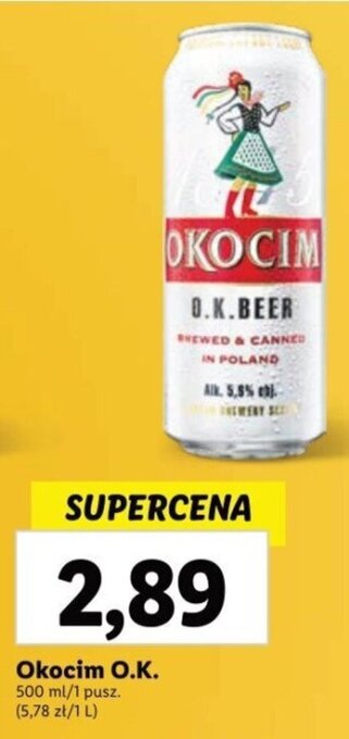 Okocim O.K. 500 ml