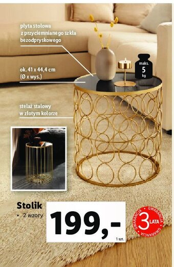 Lidl Stolik 41 x 44.4 cm oferta