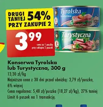 ALDI Konserwa turystyczna oferta