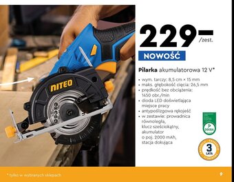 Biedronka Pilarka akumulatorowa 12 v oferta