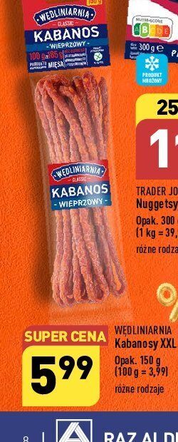 ALDI Kabanosy wieprzowe oferta