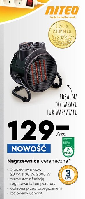 Biedronka Nagrzewnica ceramiczna oferta