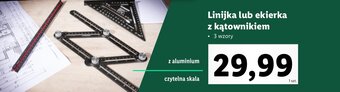 Lidl PARKSIDE Linijka lub ekierka z kątownikiem oferta