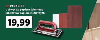 Lidl PARKSIDE Uchwyt do papieru ściernego lub zestaw papierów ściernych oferta