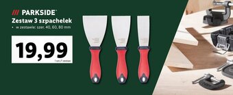 Lidl PARKSIDE Zestaw 3 szpachelek oferta