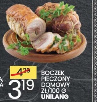 BOCZEK PIECZONY DOMOWY 100 G UNILANG