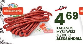 Wafelek KABANOS MYŚLIWSKI 100 G ALEKSANDRIA oferta