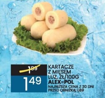 Wafelek KARTACZE Z MIĘSEM 100G ALEX-POL oferta