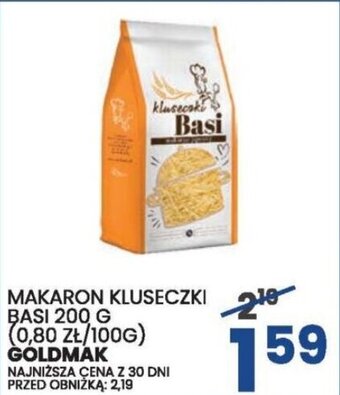 Wafelek MAKARON KLUSECZKI BASI 200 G GOLDMAK oferta
