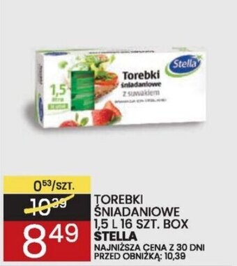 Wafelek TOREBKI ŚNIADANIOWE 1,5 L 16 SZT. STELLA oferta