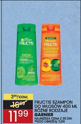 Wafelek FRUCTIS SZAMPON DO WŁOSÓW 400 ML GARNIER oferta