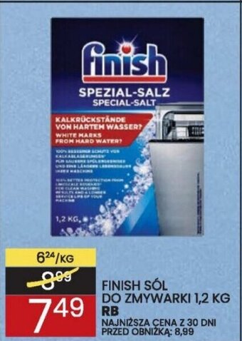 Wafelek FINISH SÓL DO ZMYWARKI 1,2 KG oferta