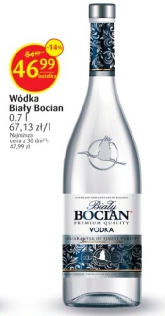 Delikatesy Centrum Wódka biały bocian oferta