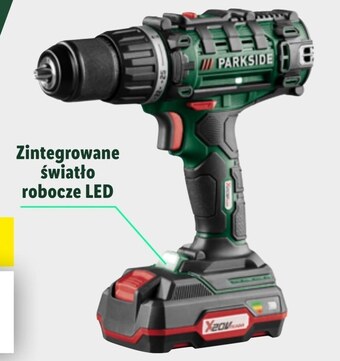 Lidl Akumulatorowa wiertarko-wkrętarka parkside oferta