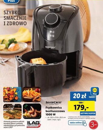 Lidl SILVERCREST Frytkownica beztłuszczowa 1000 W oferta