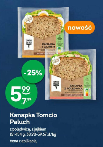 Żabka Kanapka Tomcio Paluch 151-154 g oferta