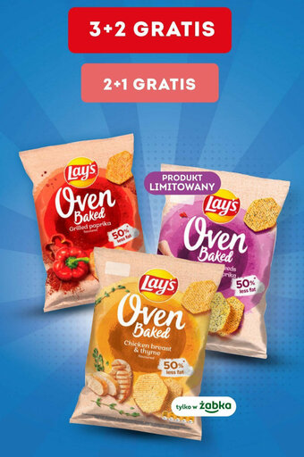Żabka Chipsy Lay's Oven Baked oferta