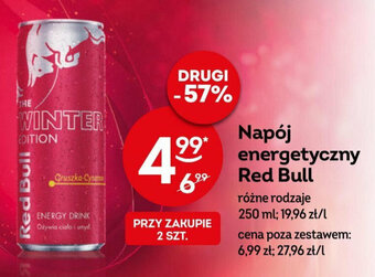 Żabka Napój energetyczny Red Bull 250 ml oferta
