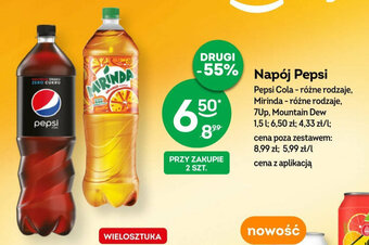 Żabka Napój Pepsi 1,5 l oferta