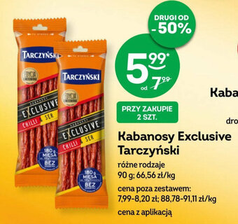 Żabka Kabanosy Exclusive Tarczyński 90 g oferta