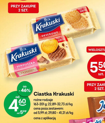 Żabka Ciastka Krakuski 163-201 g oferta