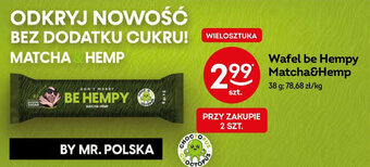 Żabka Wafel be Hempy Matcha&Hemp 38 g oferta