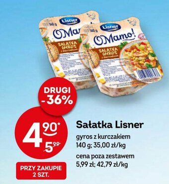 Żabka Sałatka Lisner 140 g oferta