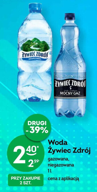 Żabka Woda Żywiec Zdrój 1 l oferta