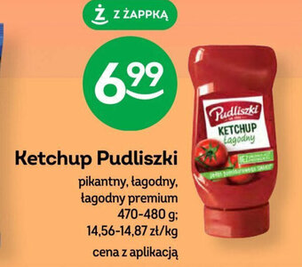 Żabka Ketchup Pudliszki 470-480 g oferta