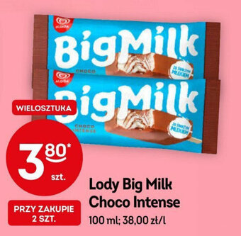 Żabka Lody Big Milk Choco Intense 100 ml oferta
