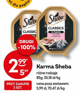 Żabka Karma Sheba 85 g oferta