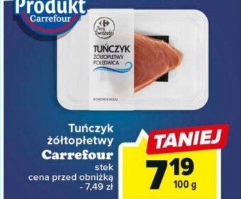 Carrefour Market Tuńczyk żółtopłetwy Carrefour 100 g oferta