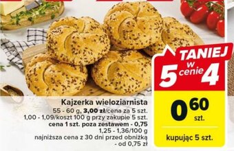 Carrefour Market Kajzerka wieloziarnista 1 szt. oferta
