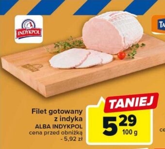Carrefour Market Filet gotowany z indyka ALBA INDYKPOL 100g oferta