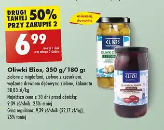 Biedronka Oliwki zielone z migdałami oferta