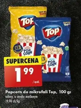 Biedronka Popcorn solony oferta