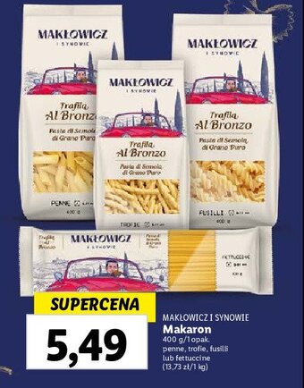 Lidl Makaron fusilli oferta
