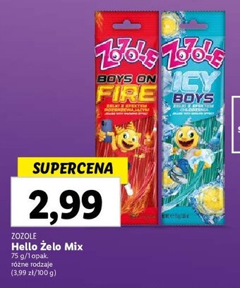 Lidl Żelki boys on fire oferta