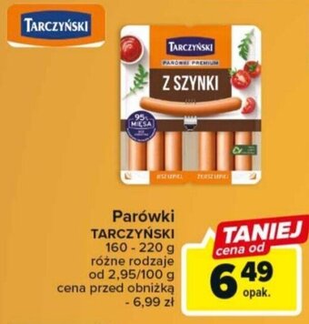 Carrefour Market Parówki TARCZYŃSKI 160-220g oferta