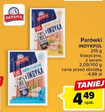 Carrefour Market Parówki INDYKPOL 215 g oferta