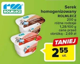 Carrefour Market Serek homogenizowany ROLMLECZ 200 g oferta