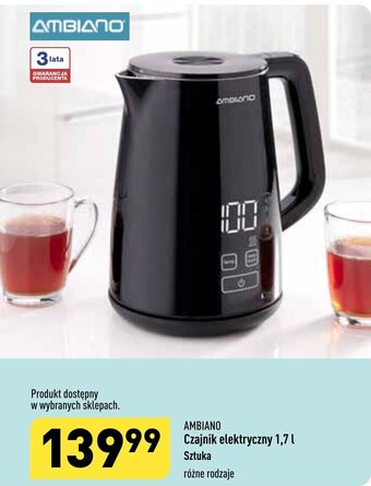 ALDI AMBIANO Czajnik elektryczny 1,7 l oferta