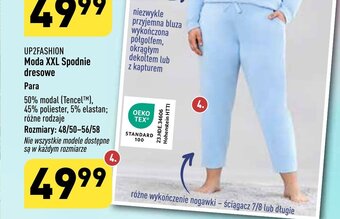 ALDI UP2FASHION Moda XXL Spodnie dresowe oferta